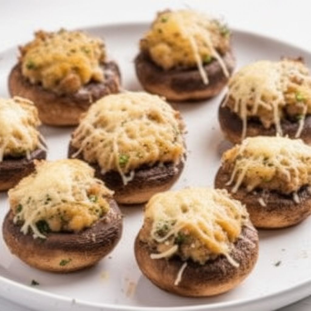 Easy Sausage-Stuffed Mushrooms