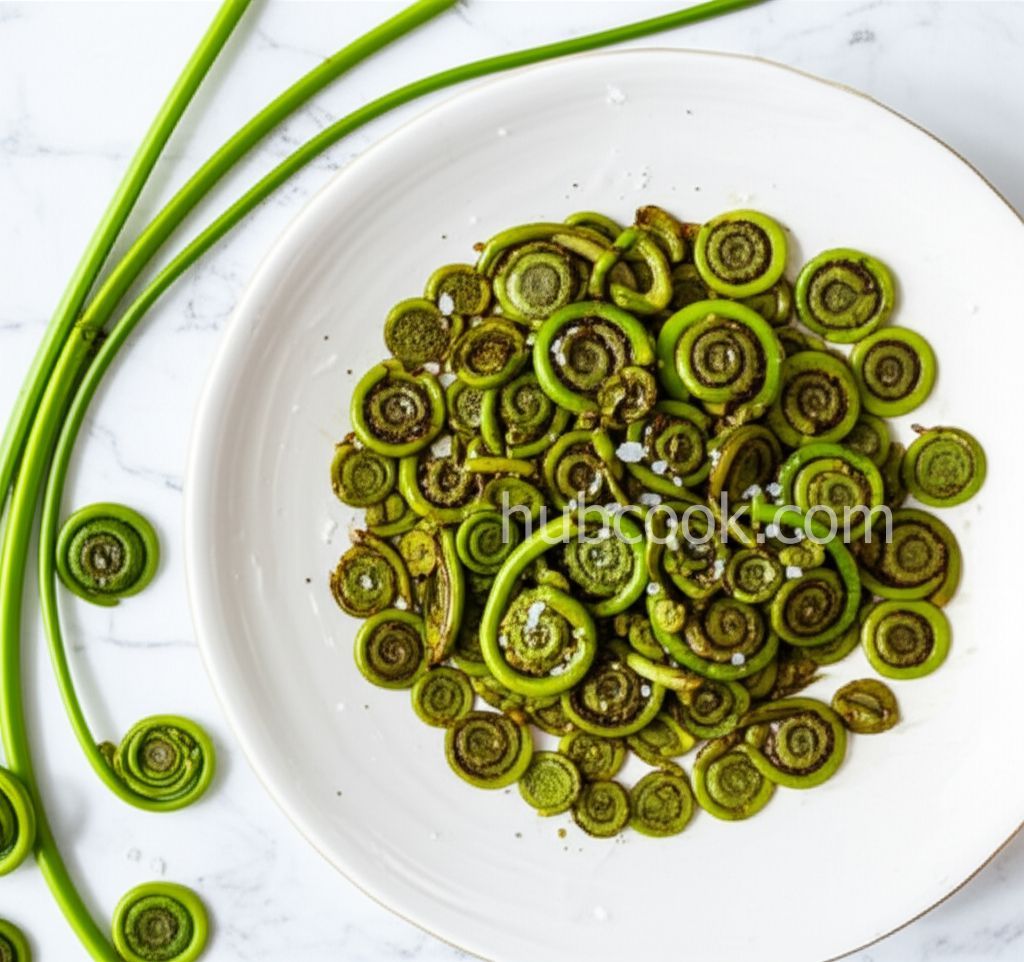 Easy Sautéed Fiddleheads