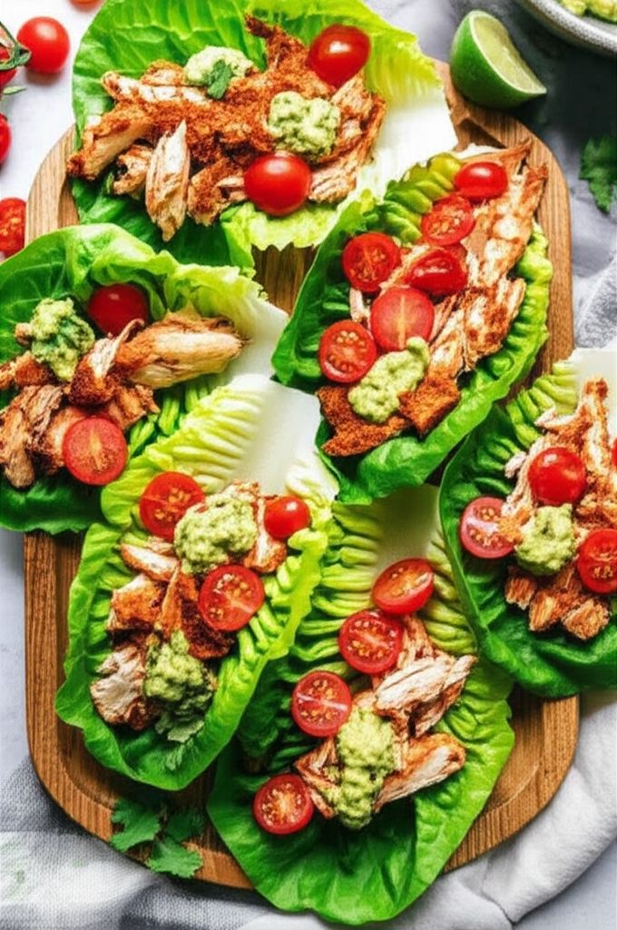 Fish Tacos in Lettuce "Shells"