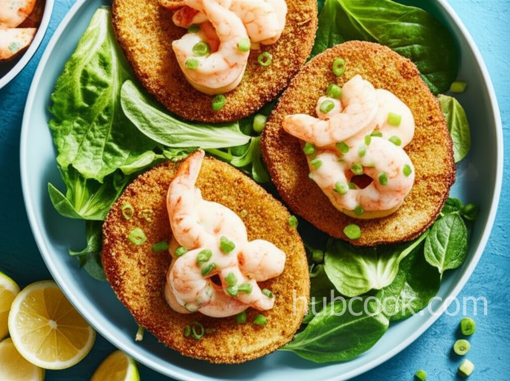 Fried Green Tomatoes with Shrimp Remoulade