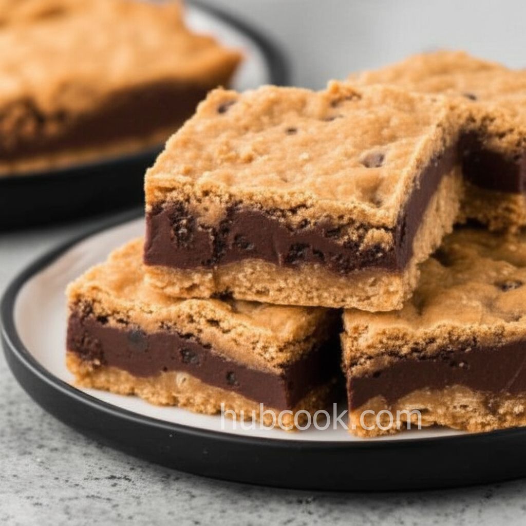 Fudge Jumbles (Chocolate Cookie Bars)