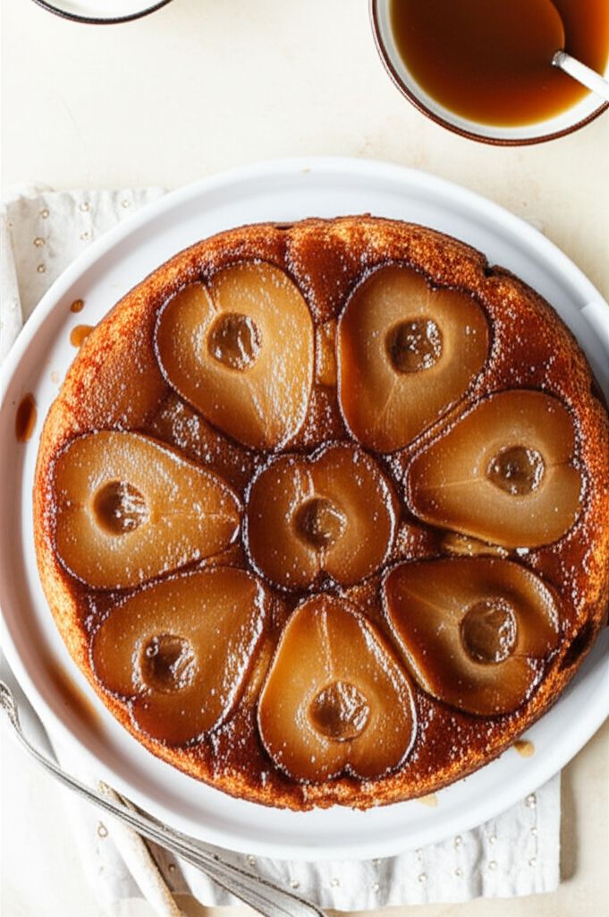 Ginger-Pear Upside-Down Cake