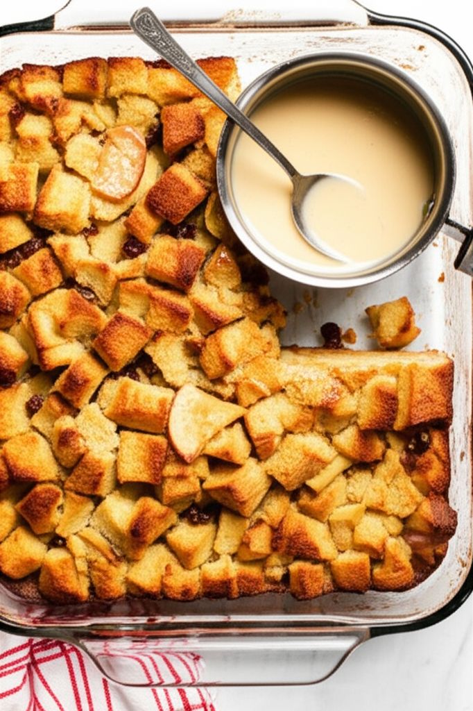 Gramma's Apple Bread Pudding