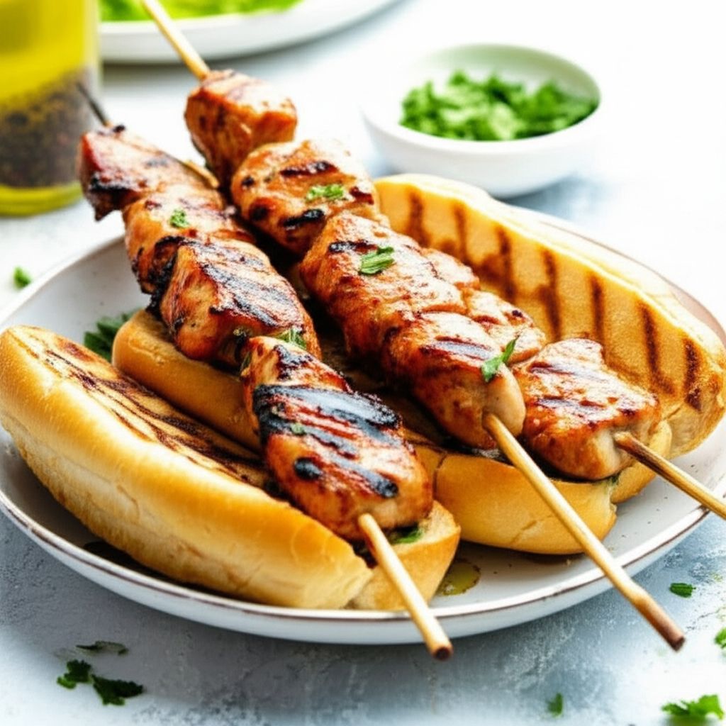Grilled Chicken Spiedies