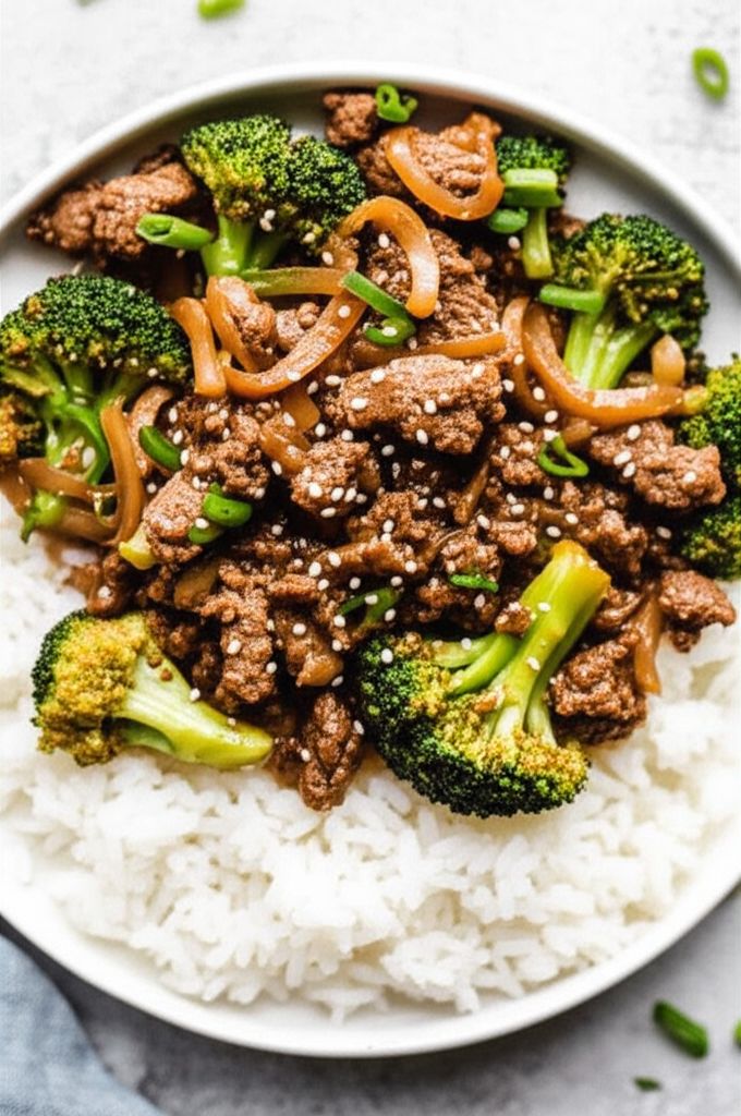 Ground Beef and Broccoli Stir Fry