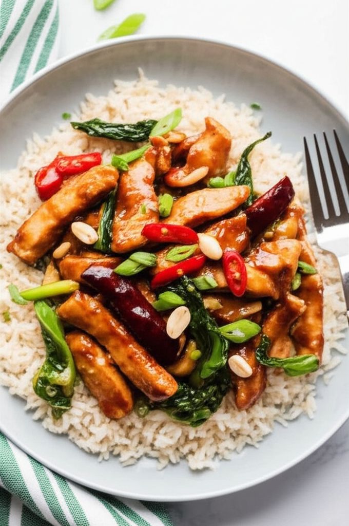 Healthier Kung Pao Chicken