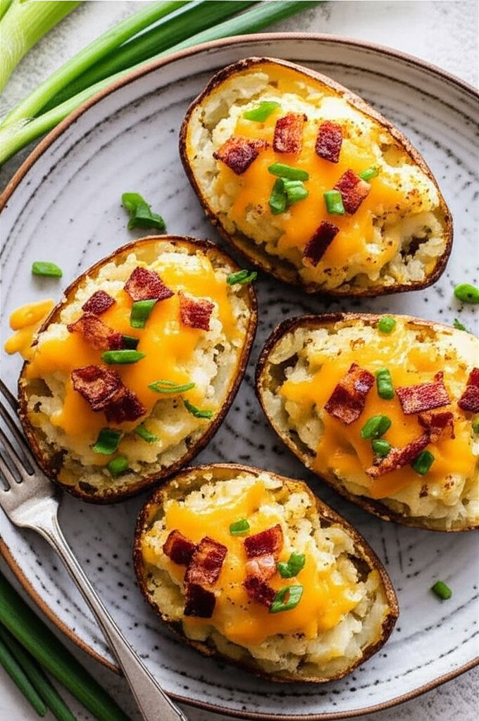 Healthier Ultimate Twice-Baked Potatoes