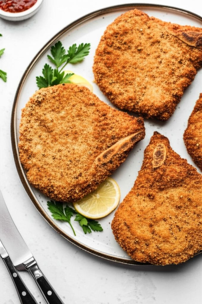 Italian Breaded Pork Chops