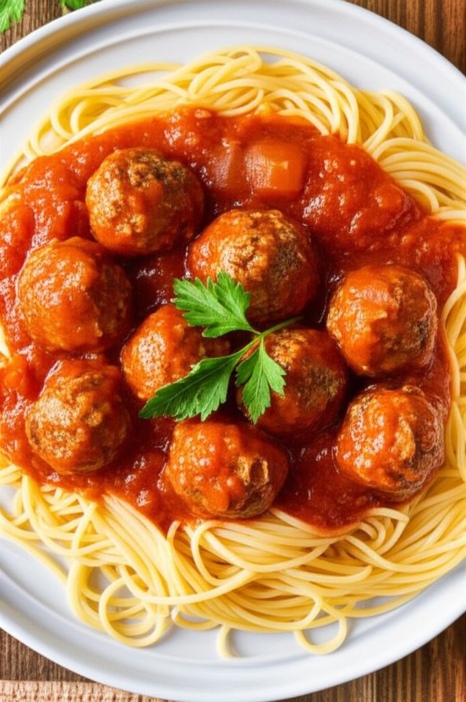Italian Spaghetti Sauce with Meatballs