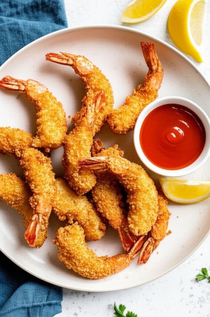 Japanese-Style Deep-Fried Shrimp