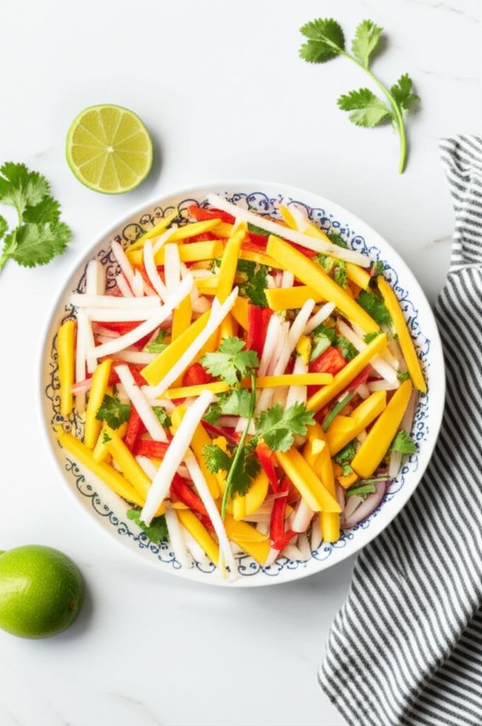 Jicama Salad with Mango and Lime