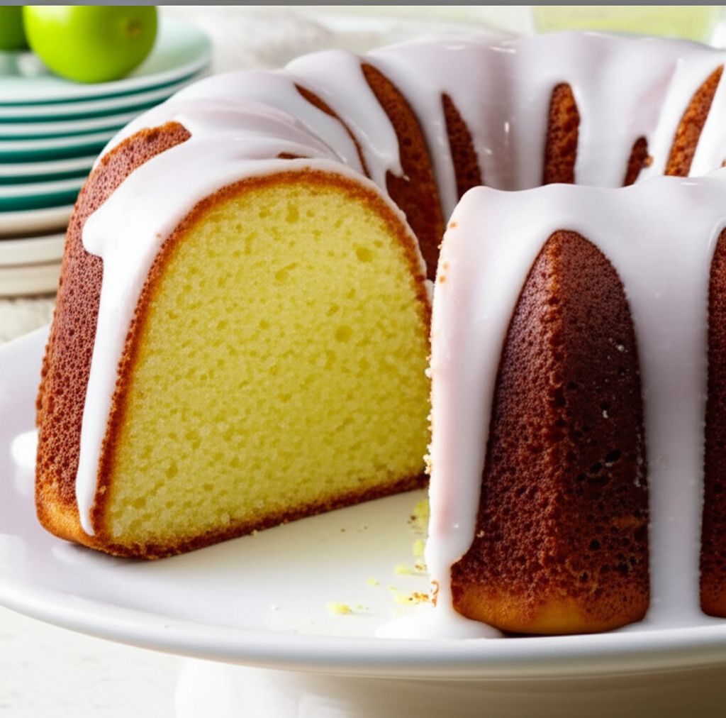 Key Lime Pound Cake with Glaze