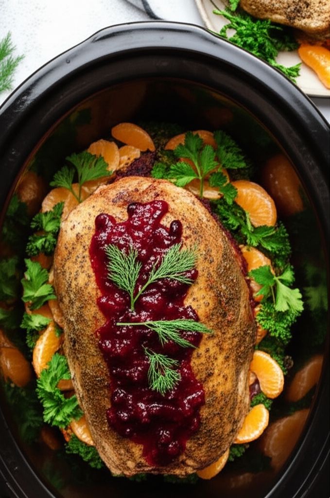 Mama H's Fooled You Fancy Slow Cooker Turkey Breast