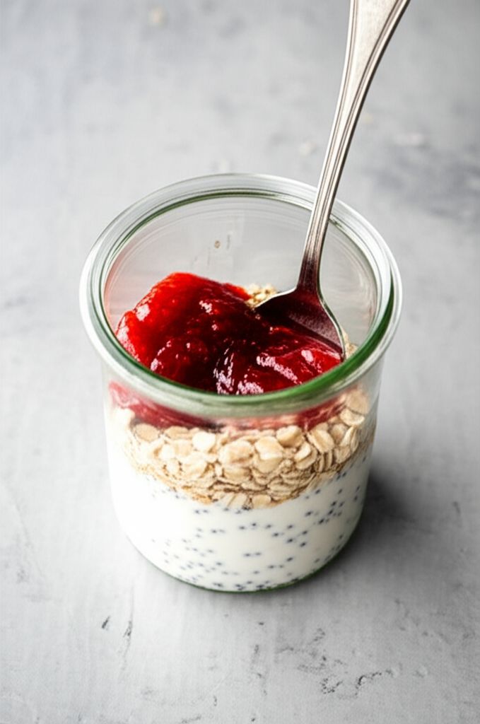 Overnight Oats with Jam