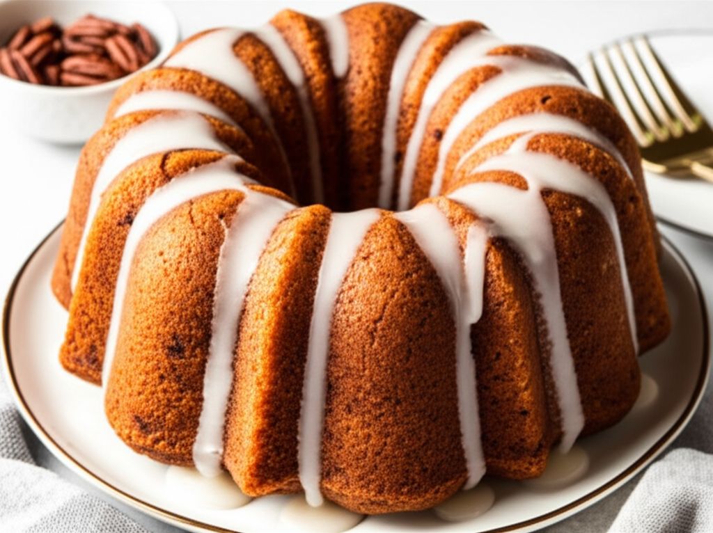 Pecan Sour Cream Pound Cake