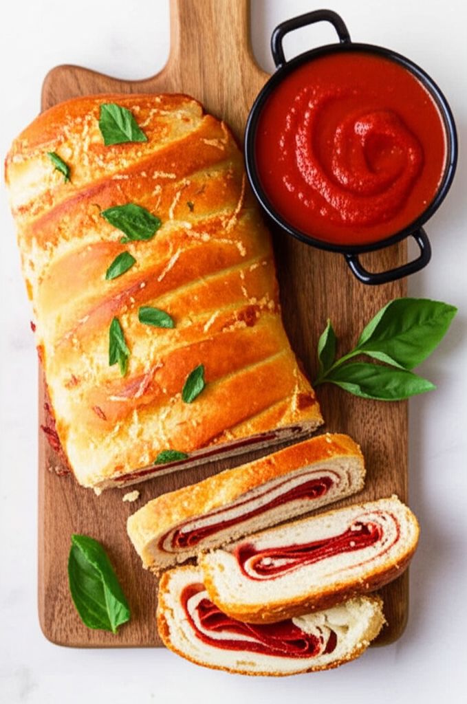 Pepperoni-Provolone Bread