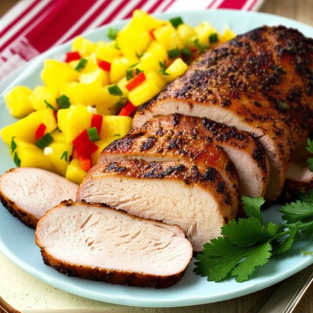 Pork Tenderloin with Pineapple Salsa