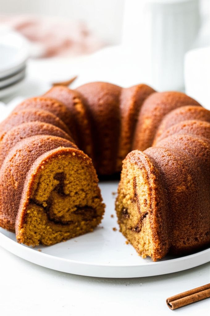 Pumpkin Snickerdoodle Bundt Cake