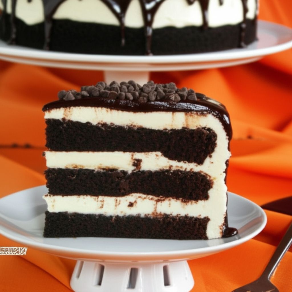 Pumpkin-Chocolate Layer Cake