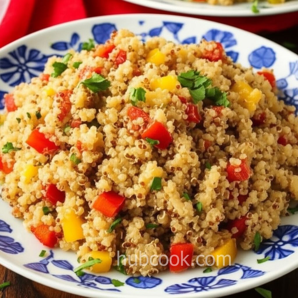 Quinoa and Pepper Pilaf