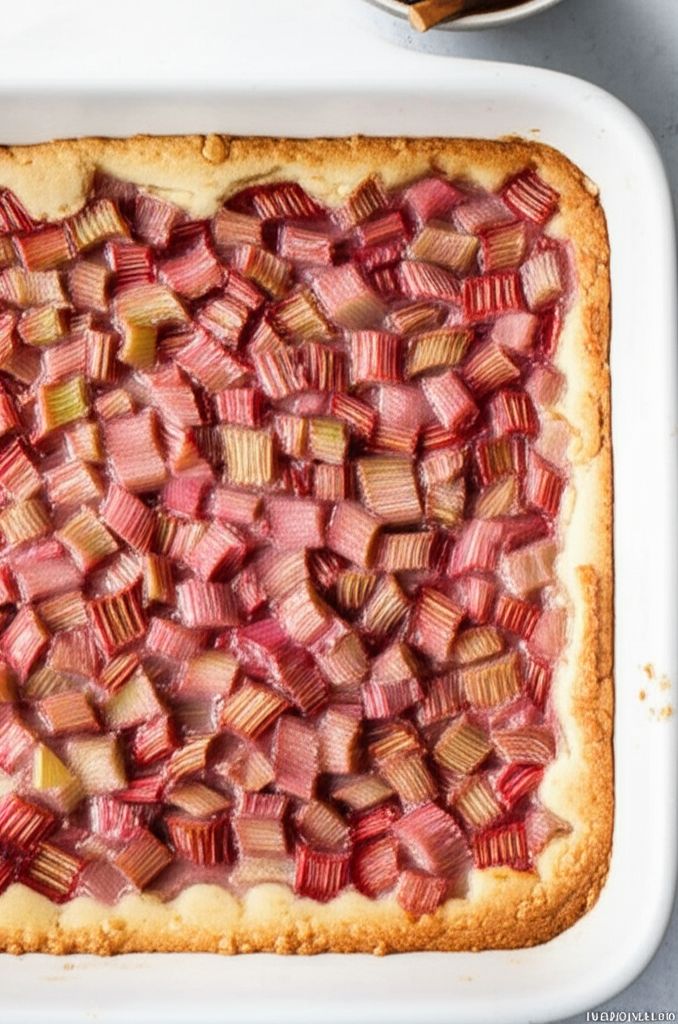 Rhubarb Shortbread Bars
