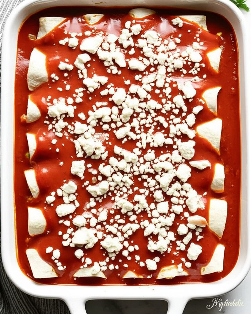 Sarah's Creamy Veggie Enchiladas