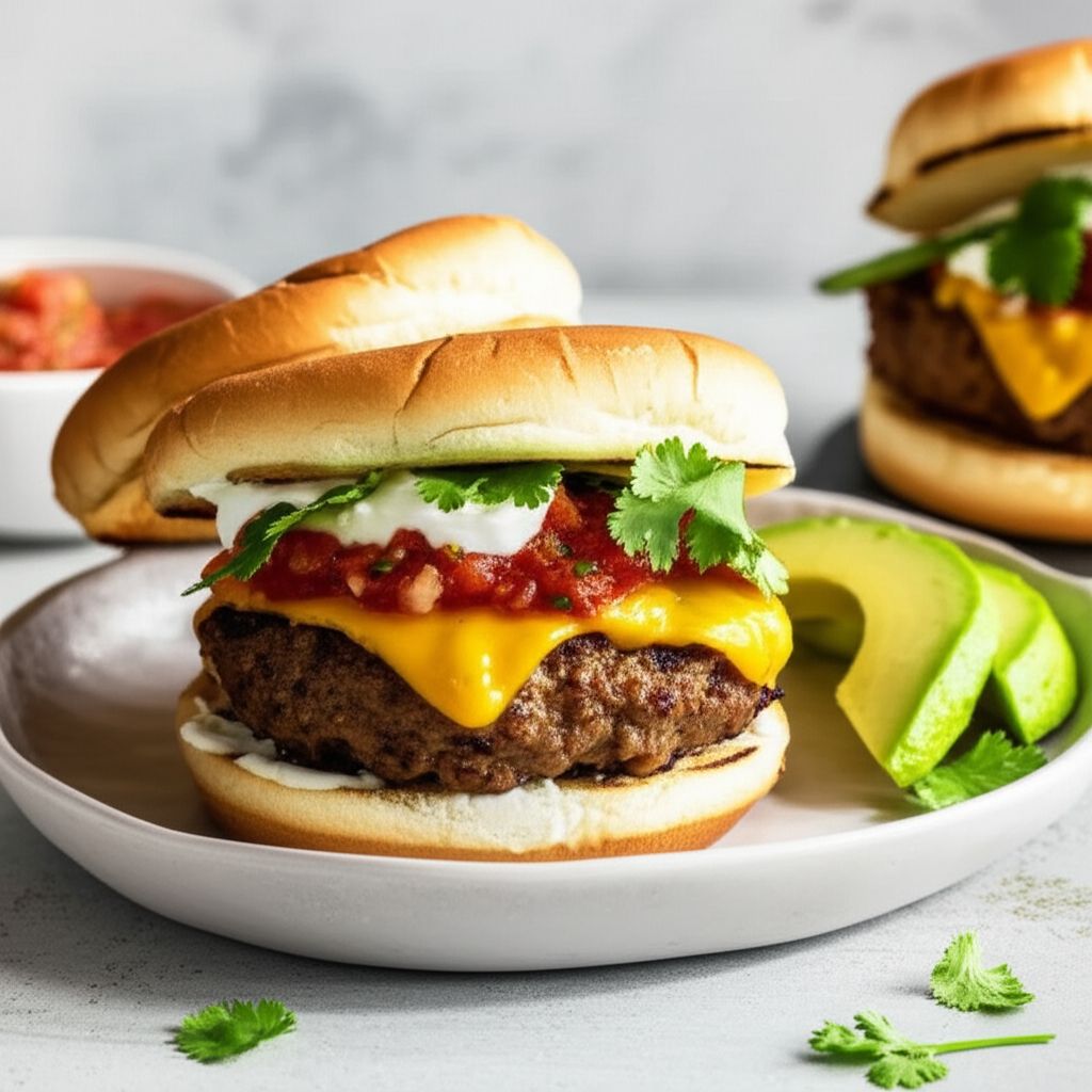 Sizzling Southwest Burgers