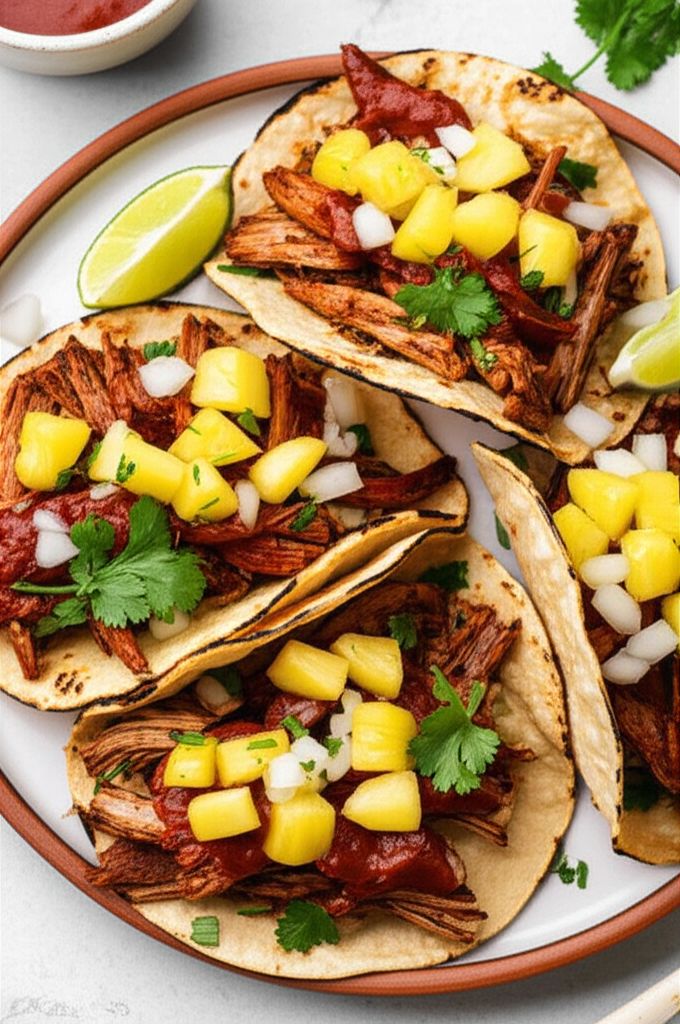 Slow Cooker Tacos al Pastor
