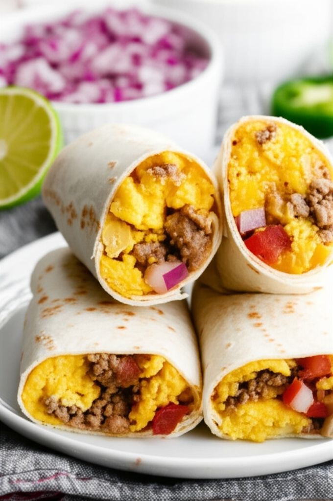 Southwest Breakfast Burritos
