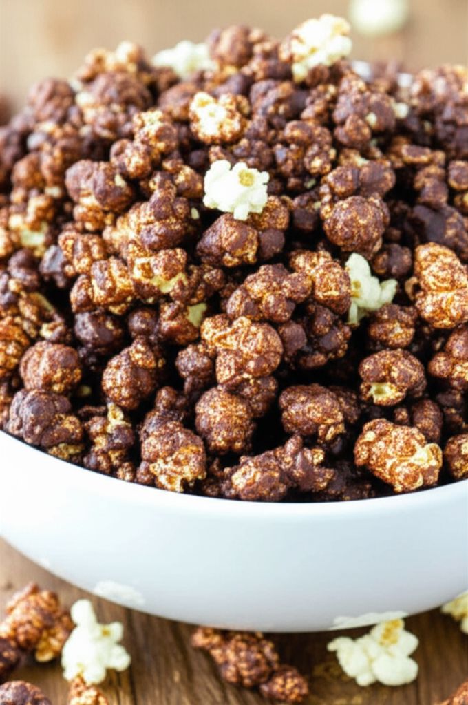 Stovetop Dark Chocolate Popcorn