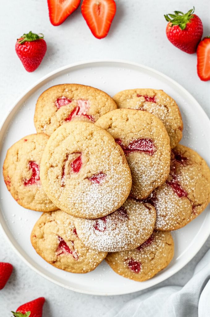 Strawberry Shortcake Cookies