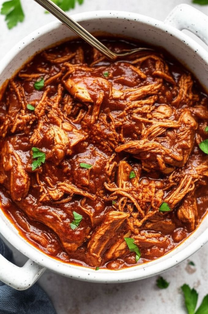 Sweet and Smoky Slow-Cooked Pulled Pork Loin