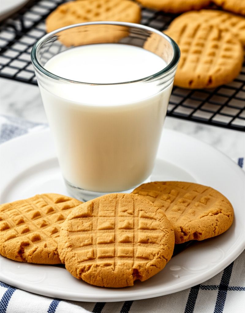 Three Ingredient Peanut Butter Cookies