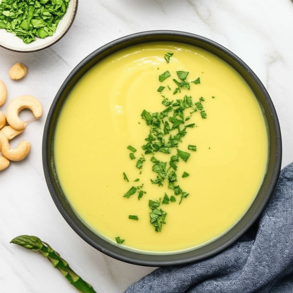 Vegan Cream of Asparagus Soup