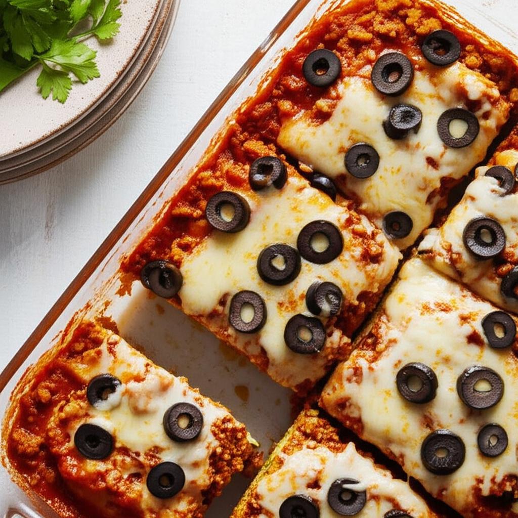 Zucchini Pizza Bake