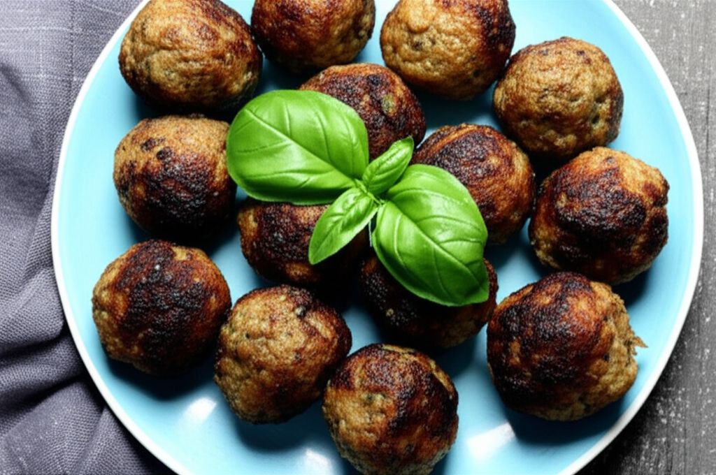 Aunt Mary's Eggplant Balls