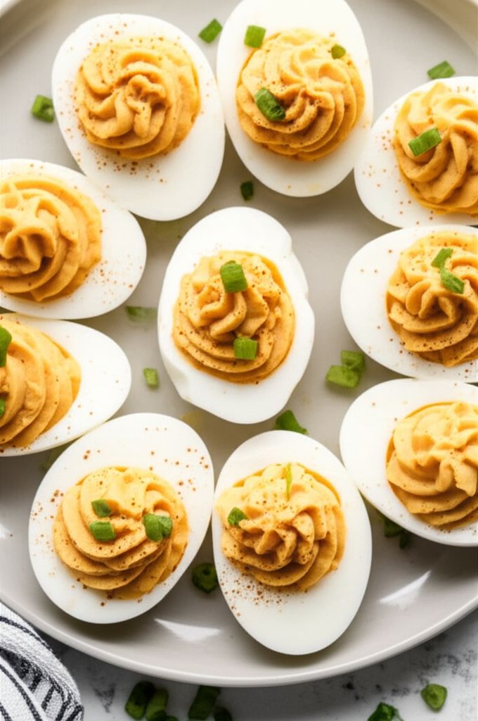 Buffalo Ranch Deviled Eggs