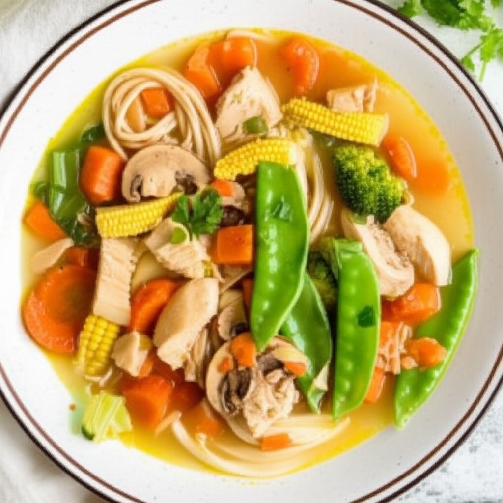Chinese Chicken Vegetable Soup