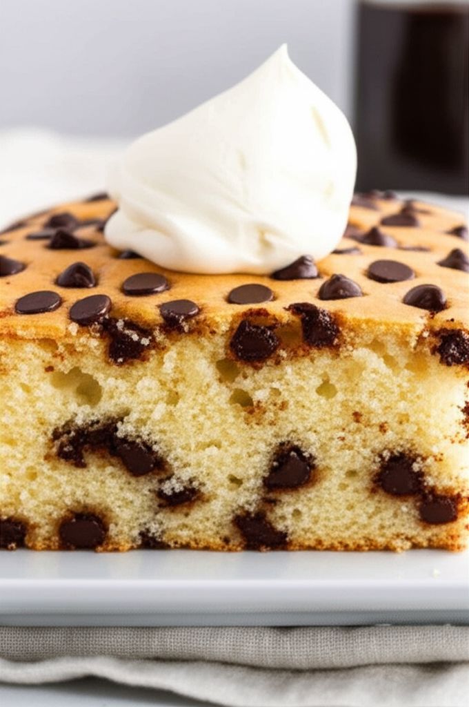 Chocolate Chip Sour Cream Cake