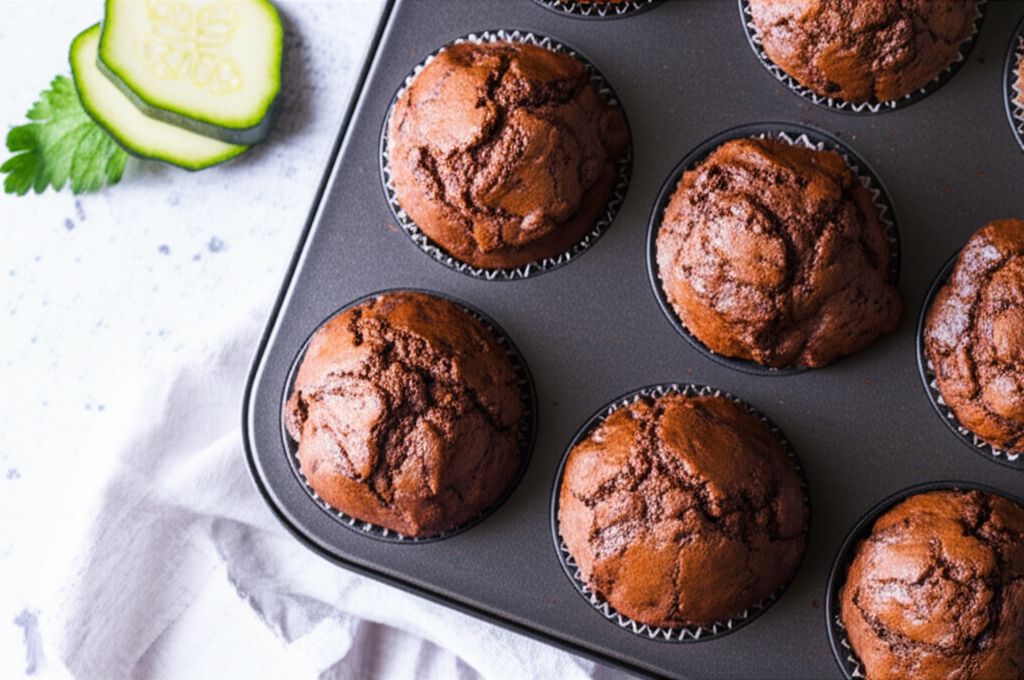 Chocolate Zucchini Muffins