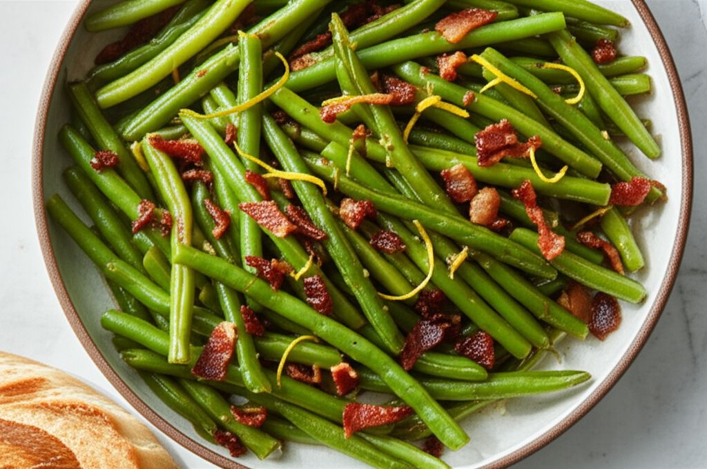 Citrus-Bacon Green Beans