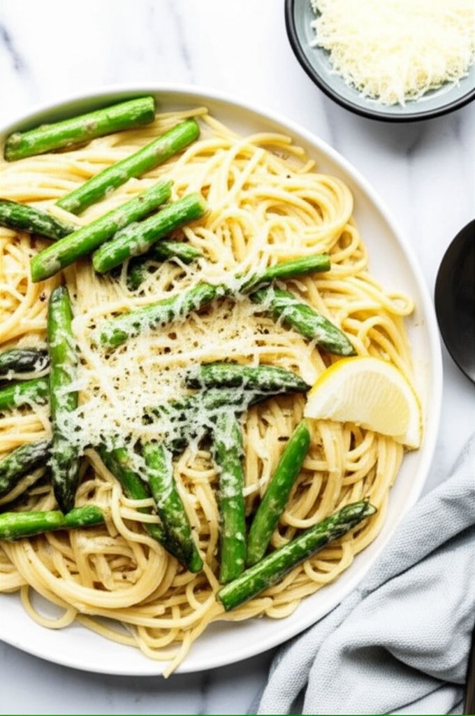 Creamy Asparagus Pasta