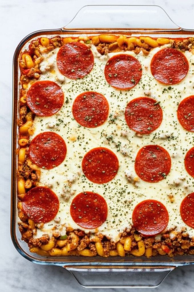 Easy Pizza Macaroni Bake