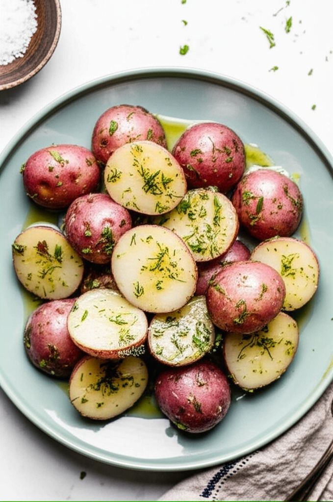 Garlic Dill New Potatoes