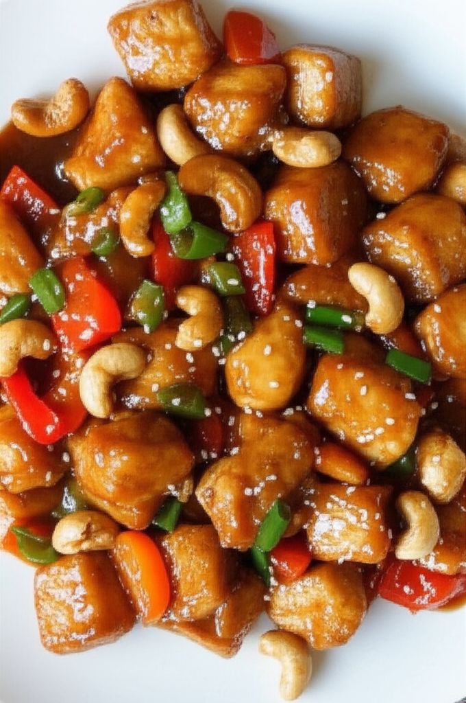 Ginger Chicken with Cashews