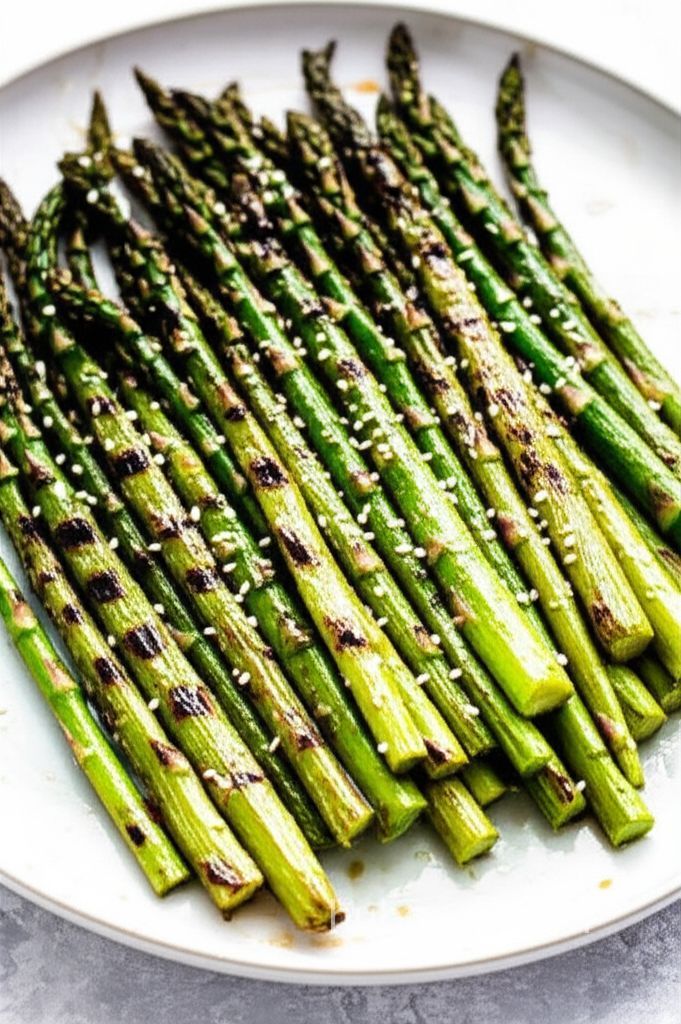 Grilled Soy-Sesame Asparagus