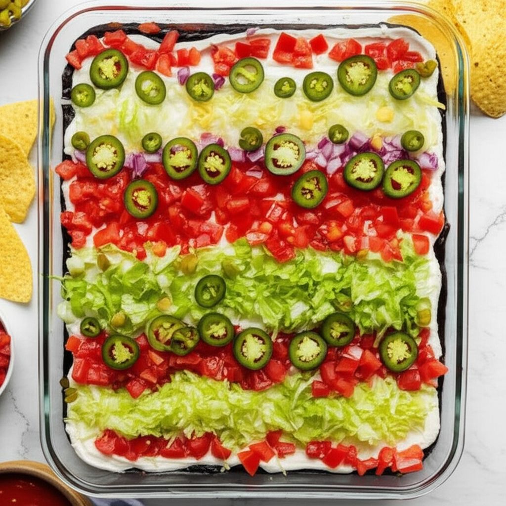 Manda's Seven Layer Taco Dip