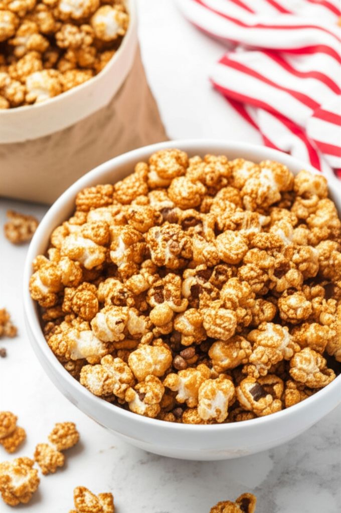Microwave Caramel Popcorn