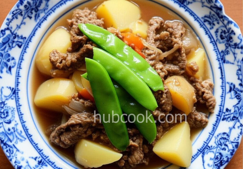 Nikujaga (Japanese-style meat and potatoes)