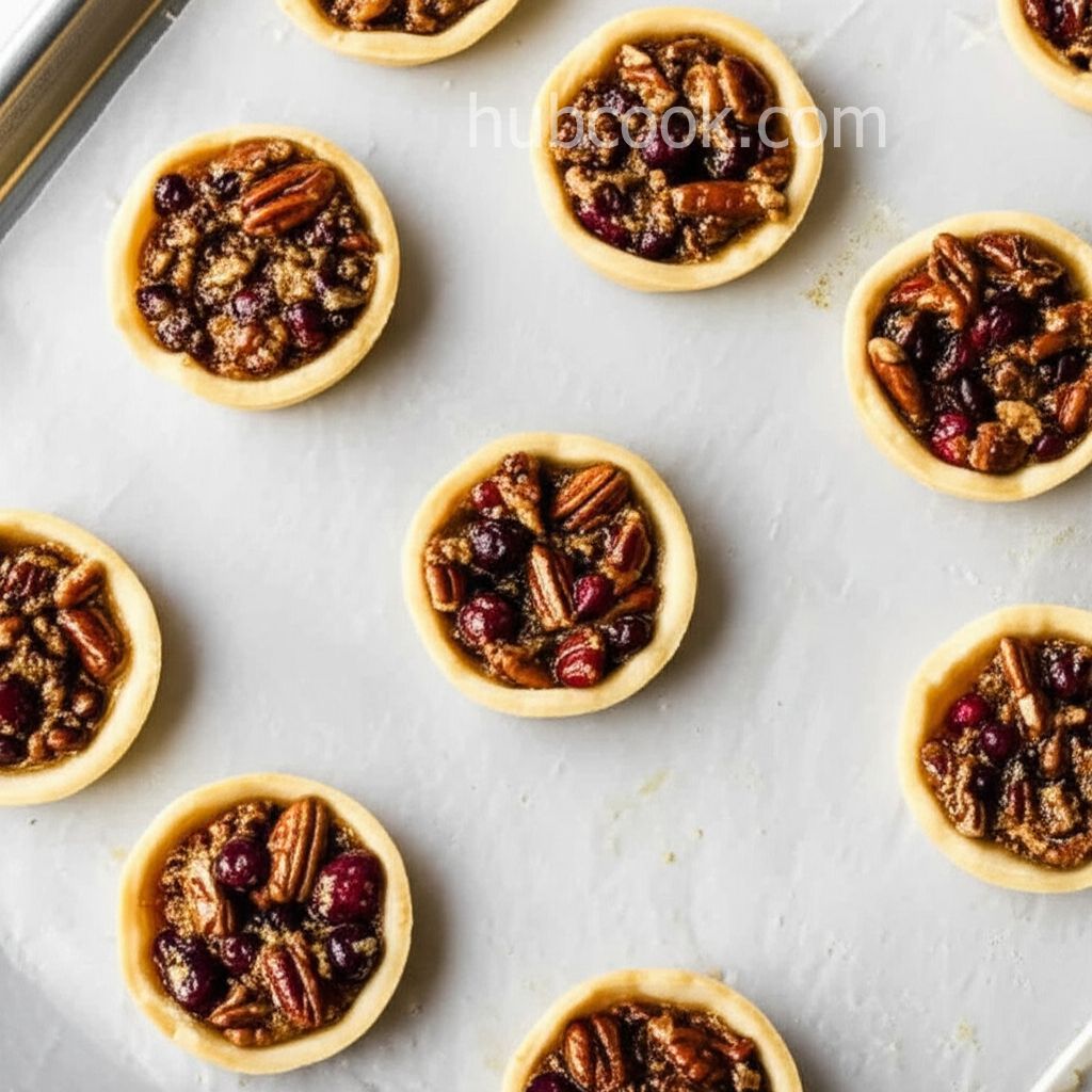 Pecan Cranberry Butter Tarts